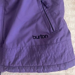 Dark purple Burton snow jacket